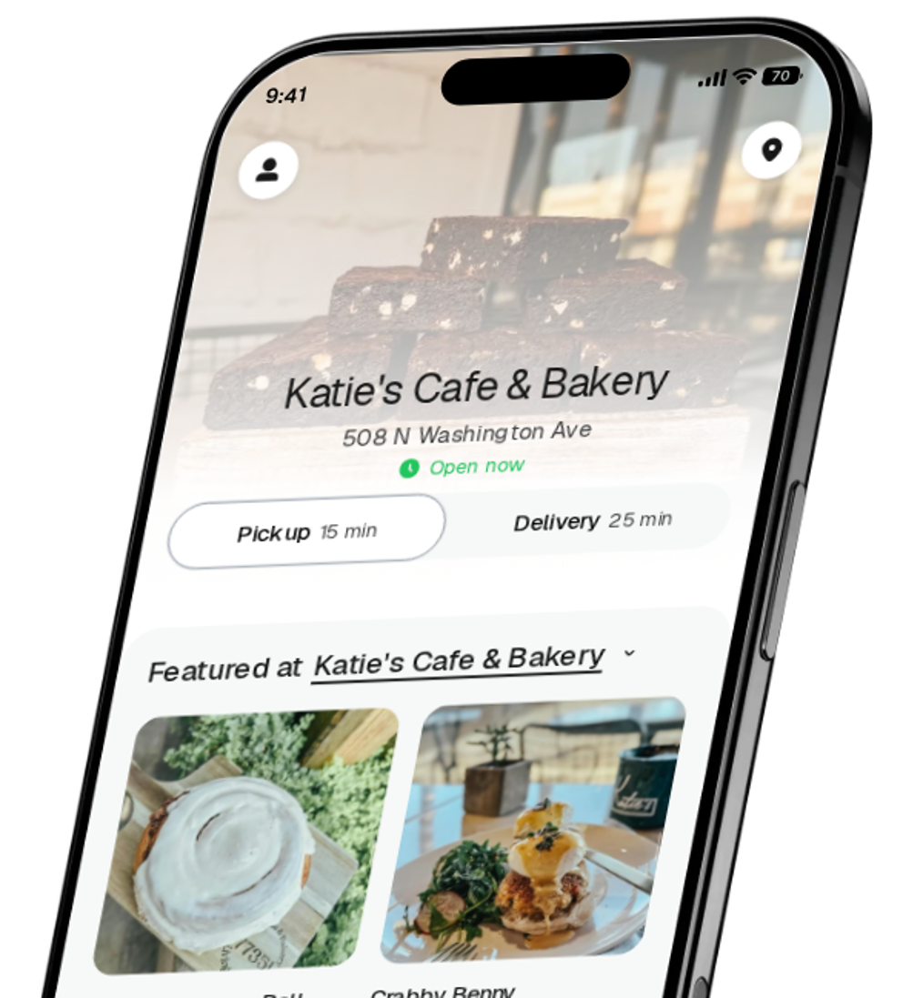 Katie's Cafe & Bakery app preview