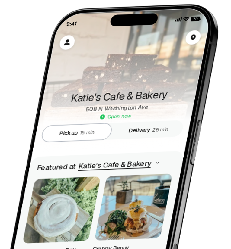 Katie's Cafe & Bakery app preview