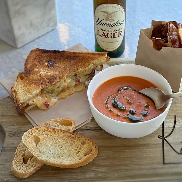 1/2 Pimento Grilled Cheese.